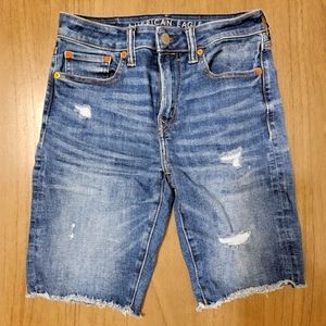 American Eagle Men's Distressed Jean Shorts